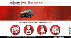 Desktop Screenshot of enlevementepave.fr